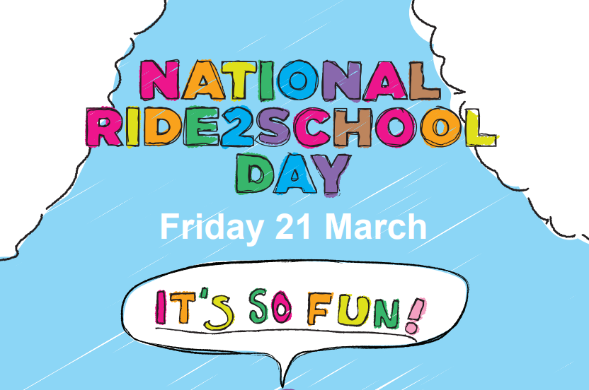 Ride2School Day poster